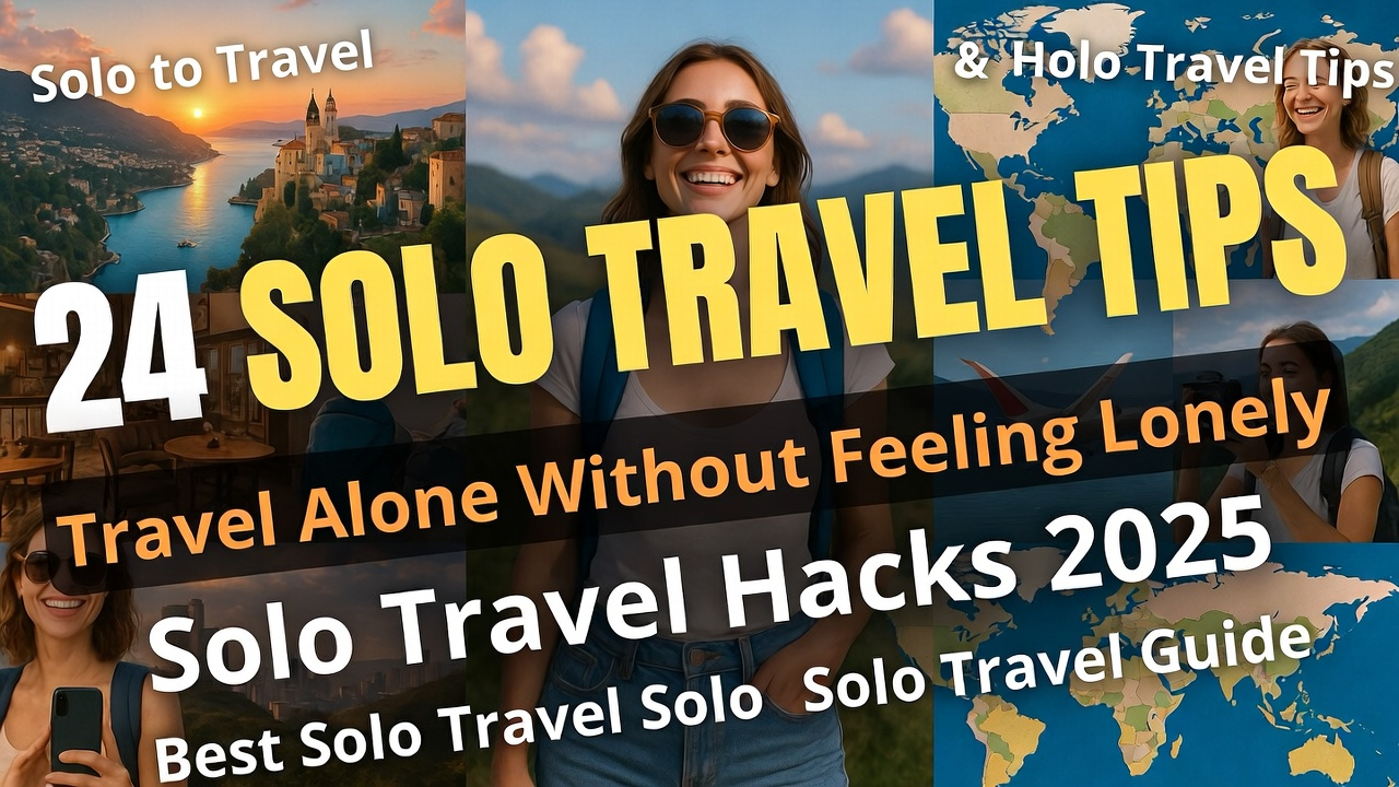 24 Solo Travel Tips & Hacks: travel alone without feeling lonely